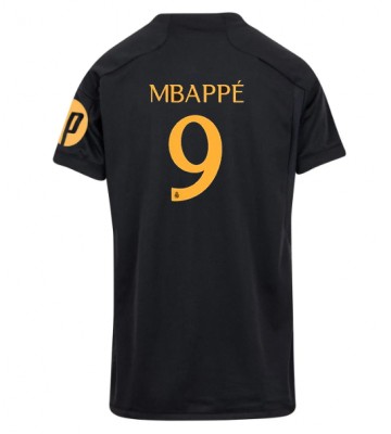 Real Madrid Kylian Mbappe #9 Replika Tredjetrøje Dame 2023-24 Kortærmet
